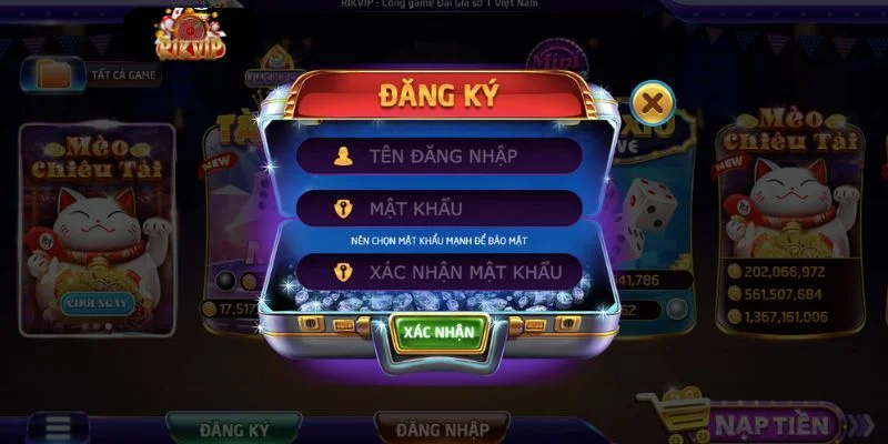 ĐĂNG KÝ RIKVIP Một vài lưu ý giúp bạn thực hiện đăng ký ID cược thành công.